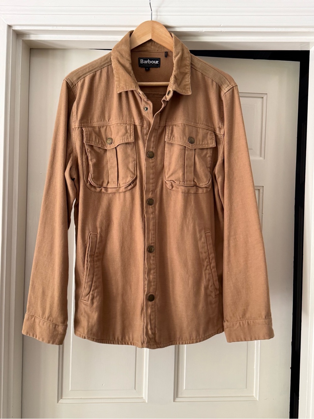 Barbour Men's Brown Cotton Field Jacket